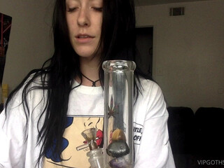 Anastasiagoth onlyfans Blonde curvy fucks pussy with a vibrator