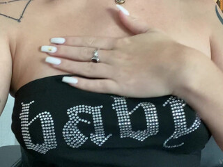 Anastasiagoth onlyfans Blonde woman gently masturbates pussy