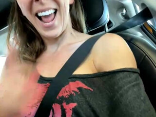 cheriedeville onlyfans Busty hottie caresses shaved pussy