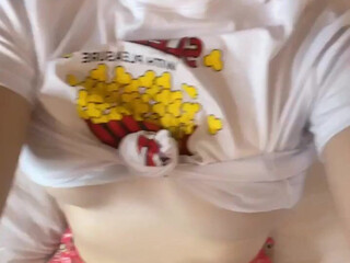 Lucy Goyette aka LucyIsLoud onlyfans Busty slut gets fucked while standing with cancer