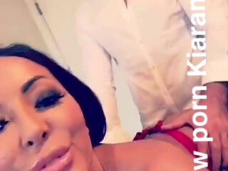 Kiara Mia onlyfans Shy young lady caresses intimate places