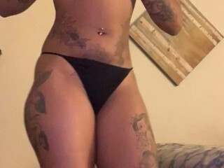 iambarbiechann onlyfans Sexy brown hair caresses shaved holes