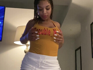 heaven_ onlyfans Busty brunette sucks dildo