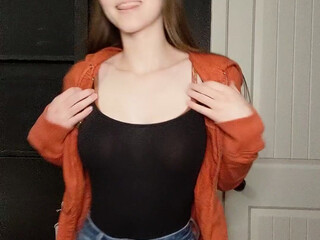 Jade Love aka jade.love onlyfans Busty girl takes off her underwear