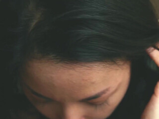 sorenyu  jerking off the clit on the bed