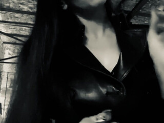 Ladyelectradominatrix onlyfans Blissful devil caresses shaved vagina