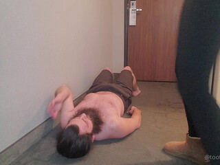 tootsiepoptoe onlyfans Fluffy bitch with glasses masturbates pussy