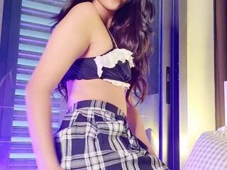 sandydao onlyfans  in black peignoir