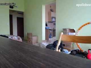 apollobest77 chaturbate Gorgeous blonde fucks both holes