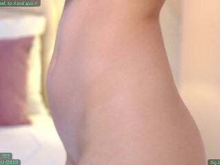 anniekarrera1 chaturbate Blissful chick strips small tits