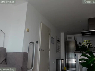 vivianwest Top-notch model rubs big tits