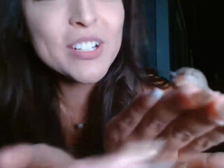 ciarra Slim model strips in the woods