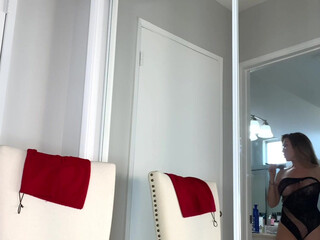 Capri Cavanni aka capricavanni onlyfans cute lady undresses in fornt of the camera