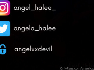 Angela Halee aka angela_halee onlyfans amazing babe jerking her shaved cunt