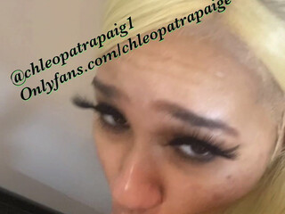 Chleopatra Paige aka chleopatrapaige onlyfans pretty girl rubs pussy