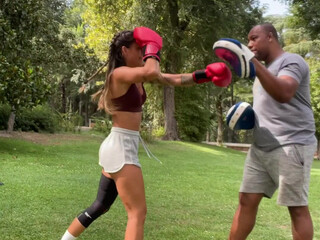 Luna Ventura aka lunaventura onlyfans  in stockings teased pussy lying on her back