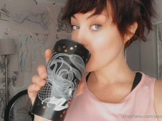 Jessica Ryan aka cultofjessicaryan onlyfans asshole harlot jerks off her pussy with a phallus