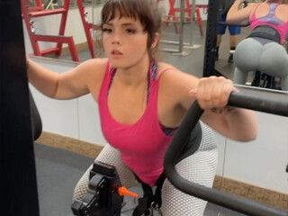 Abrie Baby aka abriebaby onlyfans blonde curvy fucks pussy with phallus