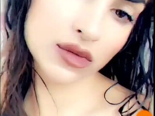 Emira Kowalska aka emirafoods onlyfans hot brunette posing in stockings