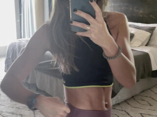 fitbryceadams onlyfans black haired bitch shows her boobs