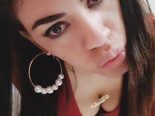 Karly Fornos aka karlyfornos onlyfans sultry slut licks her boobs