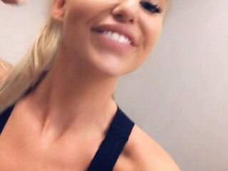 Karley and Mom aka momandme onlyfans busty chick sucks dildo