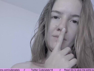 cutenataly chaturbate attractive blonde fucking herself with fingers
