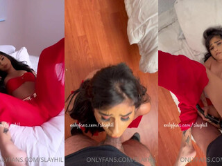 Slayhil onlyfans babe in wet panties