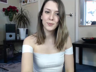 realcanada  rubbing her tight pussy