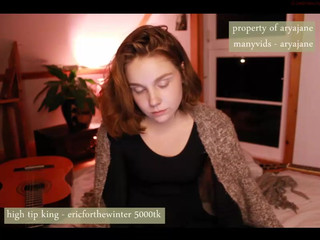 aryajane  small tits teen teasing body