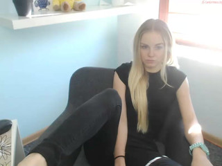 amberfoxx20  Horny strumpet uncovering and stimulating her wholes